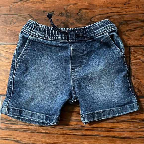 Lot x4 Pair Garanimals Jean & Khaki Toddler Baby Boy Shorts Sz 18M - Picture 2 of 7